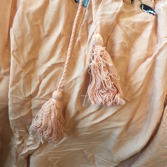 Boho Blush Floral Romper L NWT - Picture 5 of 8